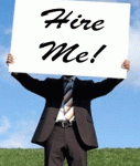 Hire Me Sign