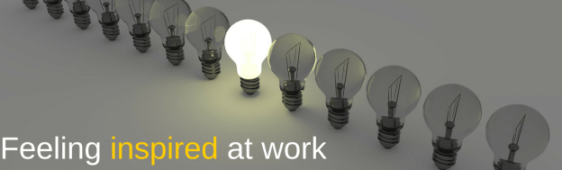 inspired at work - row of lightbulbs