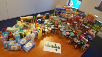 Recent donations for the West Lothian Food Bank